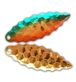 Seaweed Gold Serrated Willow Blade