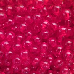 Magenta Clear Plastic Beads