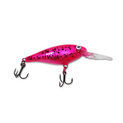 Bubblegum Blackout Custom Rapala Shad Rap #7