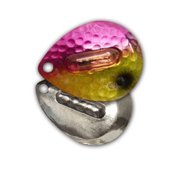 Raspberry Lemonade Nickel #4 Hammered Rattler Blade