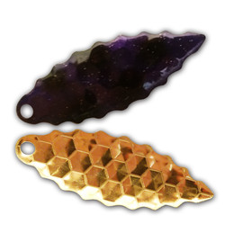 Purple Passion Gold Serrated Willow Blade