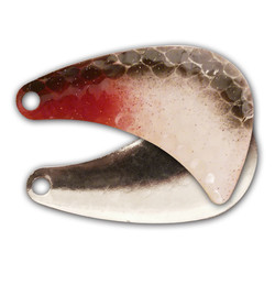 Falcons Stripe Nickel Hatchet Blade