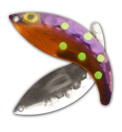 Purple Orange Juice Nickel Hex Whip Tail Blade