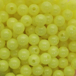Chartreuse Plastic Beads