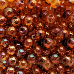 Sunrise Honey Glass Beads