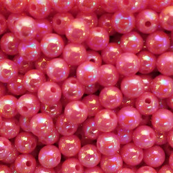 Pink Plastic Beads