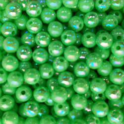 Lime Opal Plastic Beads
