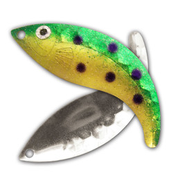 Spotted Gecko Nickel Hex Whip Tail Blade