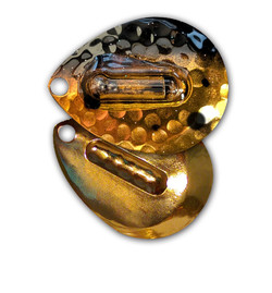 Muffin Gold #4 Hammered Rattler Blade