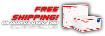 Free Shipping on all orders over $79 in the lower 48 USA States only
