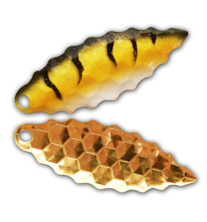 Bumblebee Gold Serrated Willow Blade